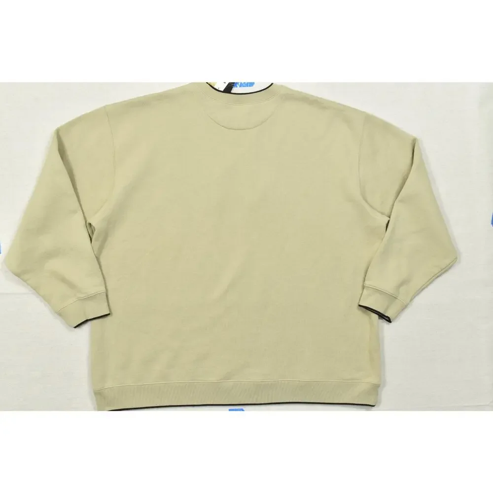 Croft & Barrow XXL Legends Outfitters Tan Embroidered Lab Dog Fleece Sweatshirt - Picture 7 of 8